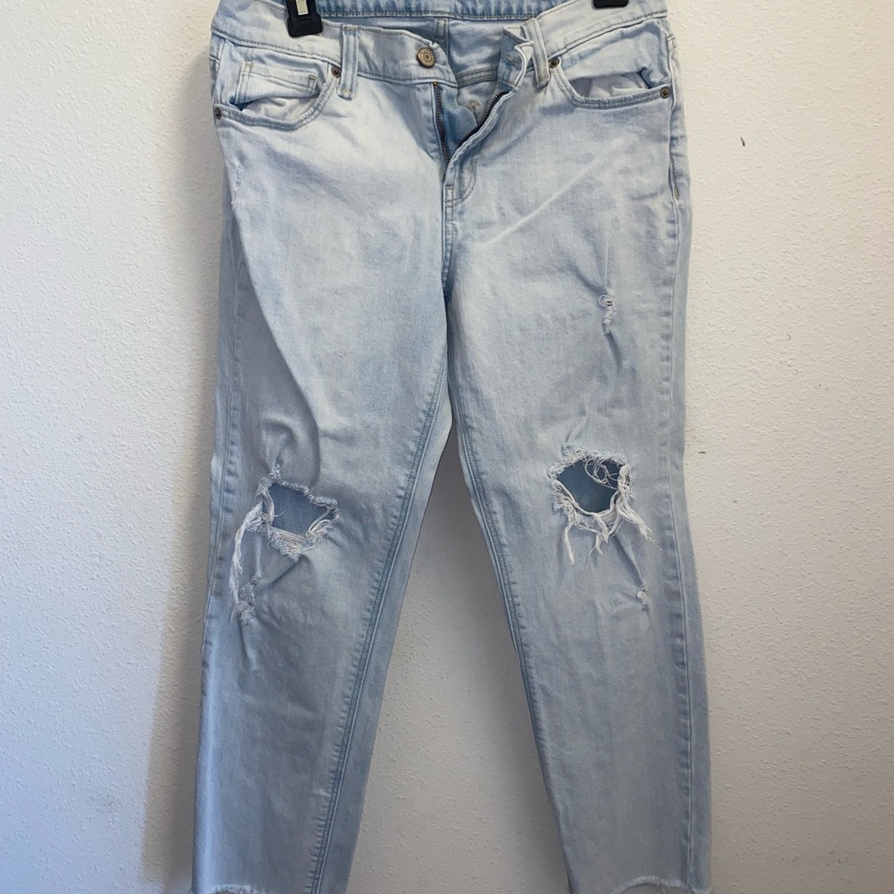 Whitewash jeans